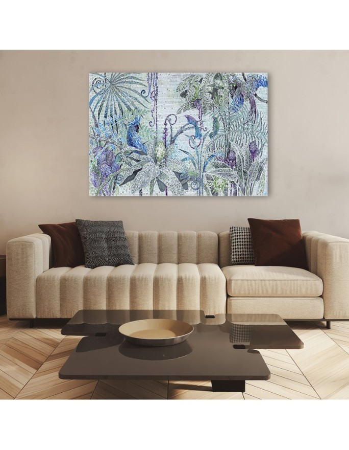 Jungle mosaic - Modern Canvas painting for living room | FEEBY