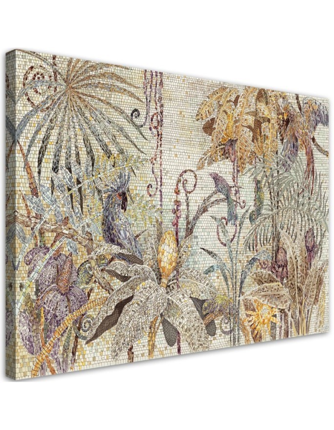 Jungle mosaic - Modern canvas painting | FEEBY