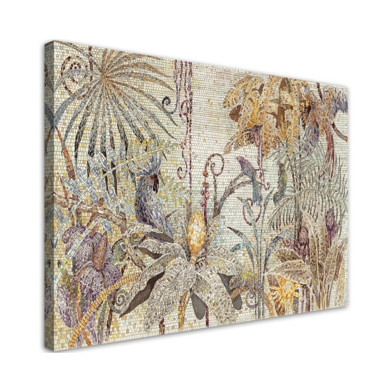 Jungle mosaic - Modern canvas painting | FEEBY
