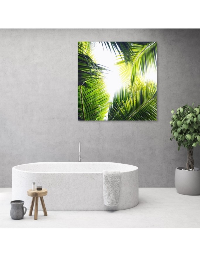 Palm leaves - Modern canvas painting | FEEBY