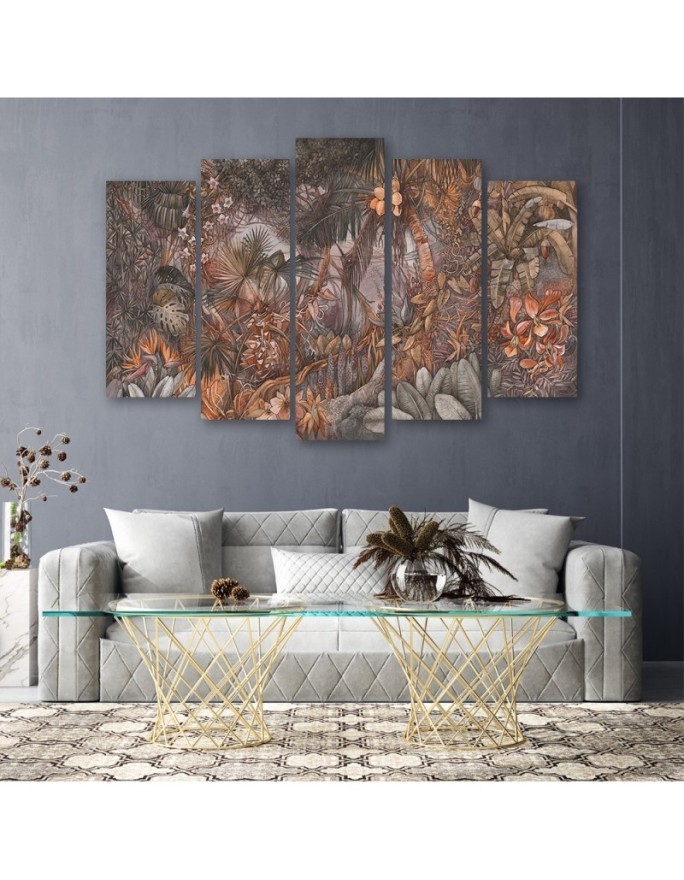 Canvas wall painting - Jungle rainforest | FEEBY