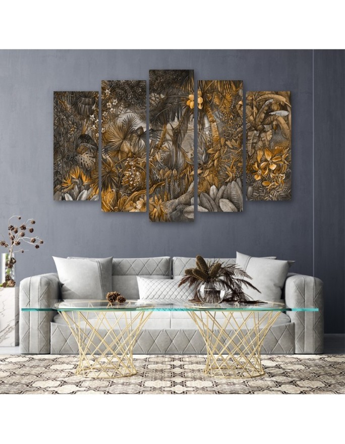 Canvas wall painting - Jungle rainforest | FEEBY