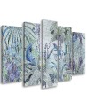 Canvas wall painting - Jungle mosaic | FEEBY