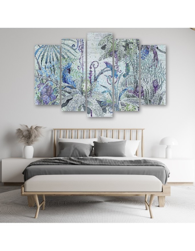 Canvas wall painting - Jungle mosaic | FEEBY