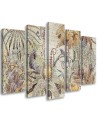 Canvas wall painting - Jungle mosaic | FEEBY