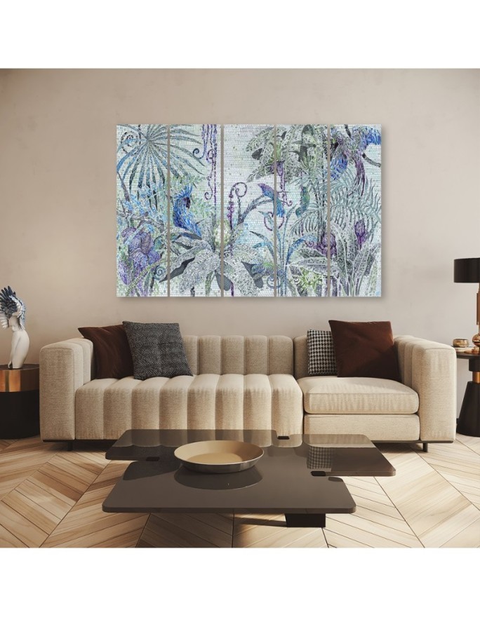 Modern wall painting - Jungles mosaic | FEEBY