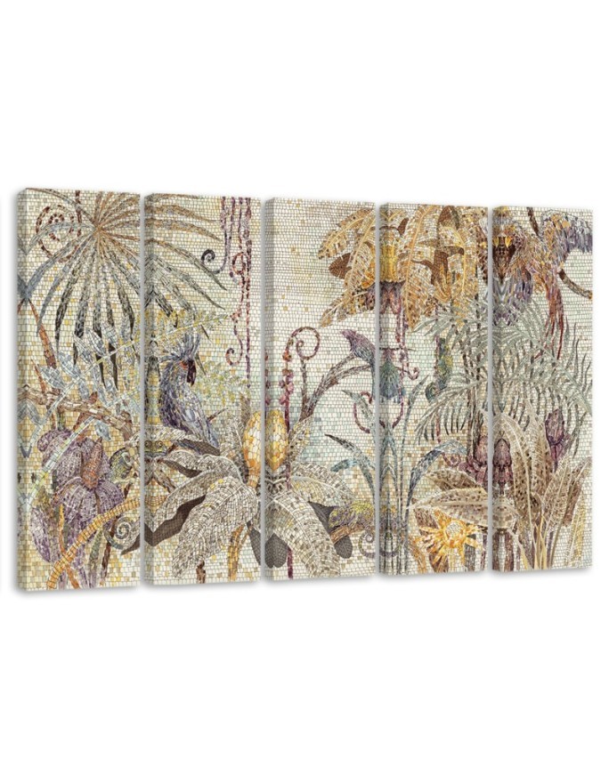Modern wall painting - Jungles mosaic | FEEBY