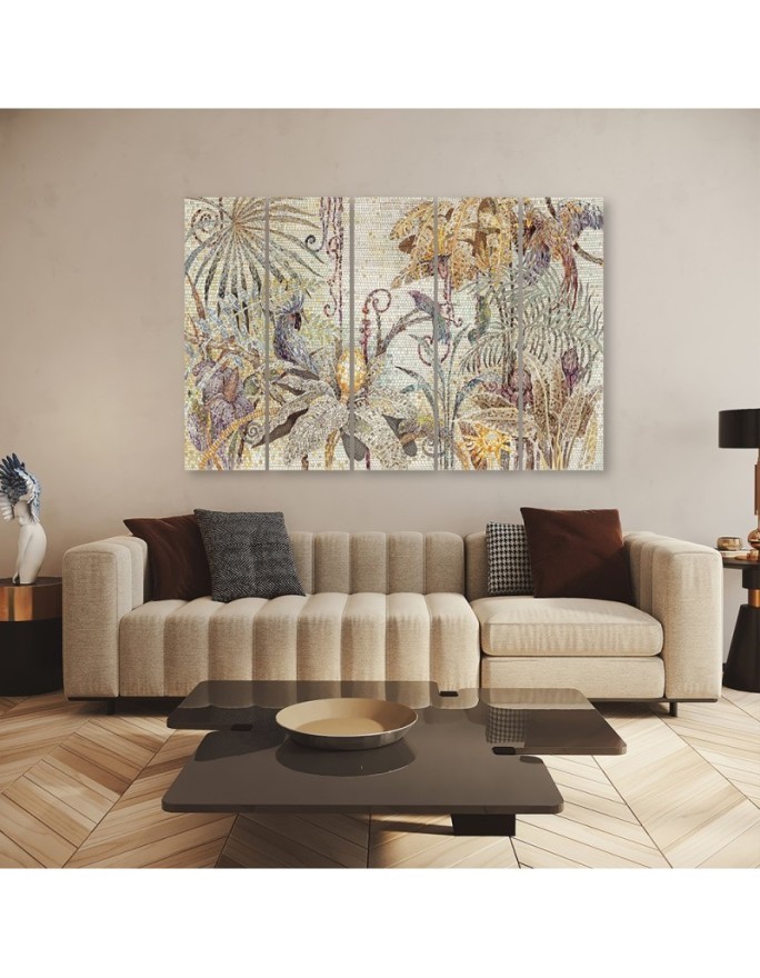 Modern wall painting - Jungles mosaic | FEEBY