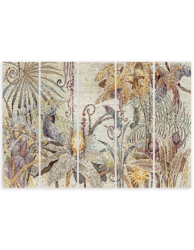 Modern wall painting - Jungles mosaic | FEEBY