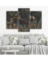Canvas print for living room canvas - Monkeys in the jungle | FEEBY