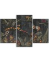 Canvas print for living room canvas - Monkeys in the jungle | FEEBY