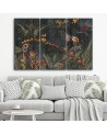 Canvas print for living room canvas - Monkeys in the jungle | FEEBY
