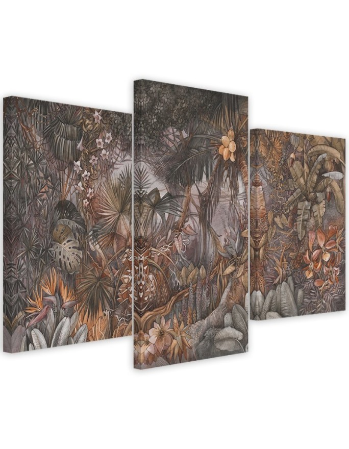Canvas print for living room canvas - Deep jungle | FEEBY