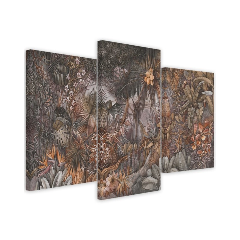 Canvas print for living room canvas - Deep jungle | FEEBY