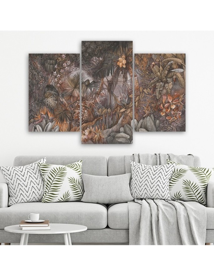 Canvas print for living room canvas - Deep jungle | FEEBY