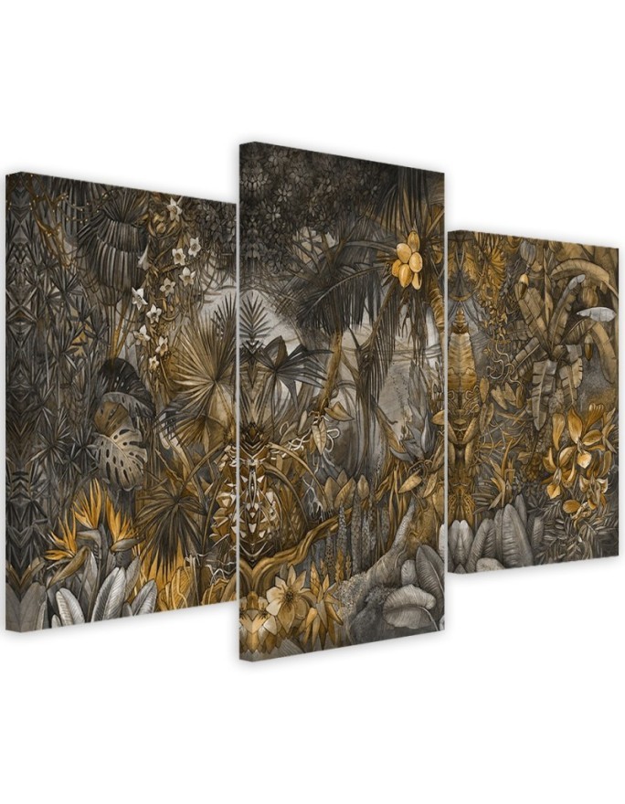 Canvas print for living room canvas - Deep jungle | FEEBY