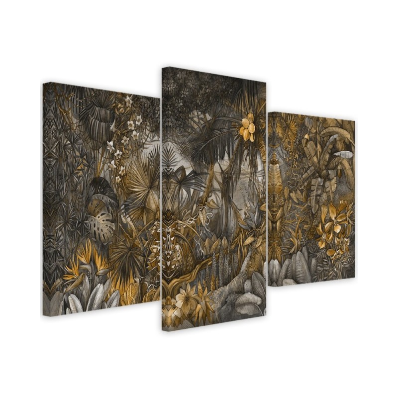 Canvas print for living room canvas - Deep jungle | FEEBY