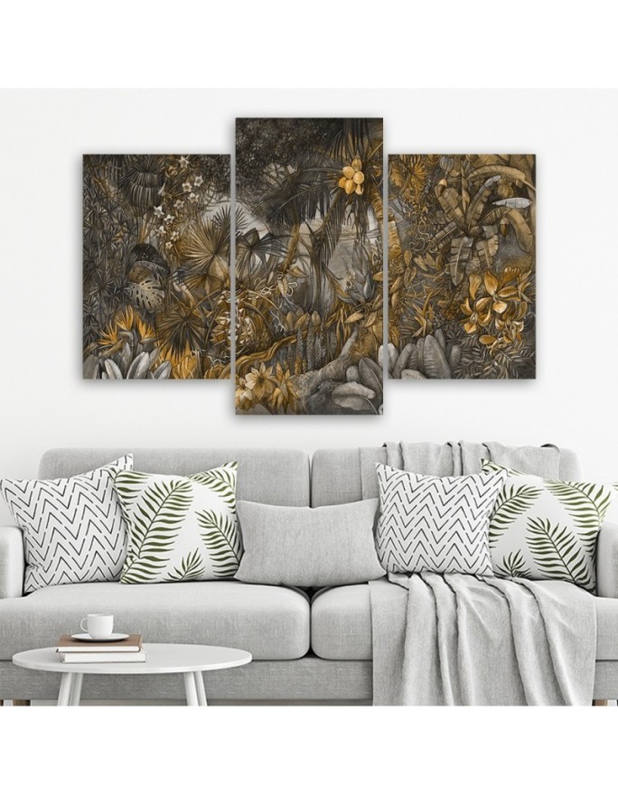 Canvas print for living room canvas - Deep jungle | FEEBY