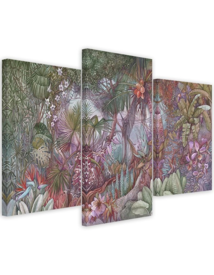 Canvas print for living room canvas - Deep jungle | FEEBY