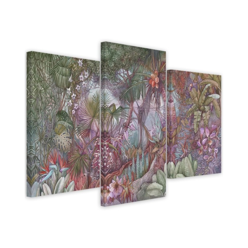 Canvas print for living room canvas - Deep jungle | FEEBY