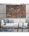 Wall Canvas painting for living room - Deep jungle | FEEBY