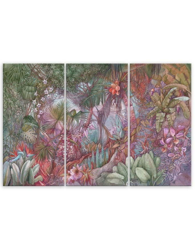 Wall Canvas painting for living room - Deep jungle | FEEBY