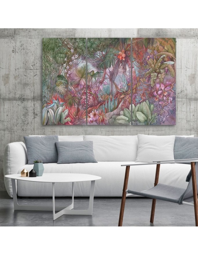 Wall Canvas painting for living room - Deep jungle | FEEBY