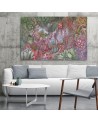 Wall Canvas painting for living room - Deep jungle | FEEBY