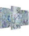 Wall art painting for living room - Jungle mosaic | FEEBY