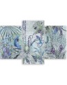 Wall art painting for living room - Jungle mosaic | FEEBY