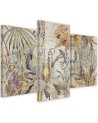 Wall painting for living room - Jungle mosaic | FEEBY