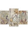 Wall painting for living room - Jungle mosaic | FEEBY