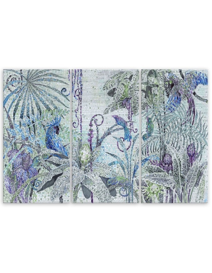 Picture on Canvas for the living room - Jungle mosaic | FEEBY
