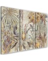 Living room pictures on Canvas - Jungle mosaic | FEEBY
