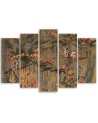 Canvas print for living room - Monkeys in the jungle | FEEBY
