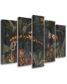 Canvas print for living room - Monkeys in the jungle | FEEBY