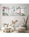 Canvas prints with inscriptions for the living room - Rustic style Home inscription | FEEBY