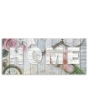 Canvas prints with inscriptions for the living room - Rustic style Home inscription | FEEBY