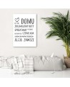 Rules in the house typography Canvas prints for the living room | FEEBY