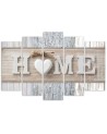 Canvas print Home inscription in Scandinavian style - Decorative Canvas print | FEEBY