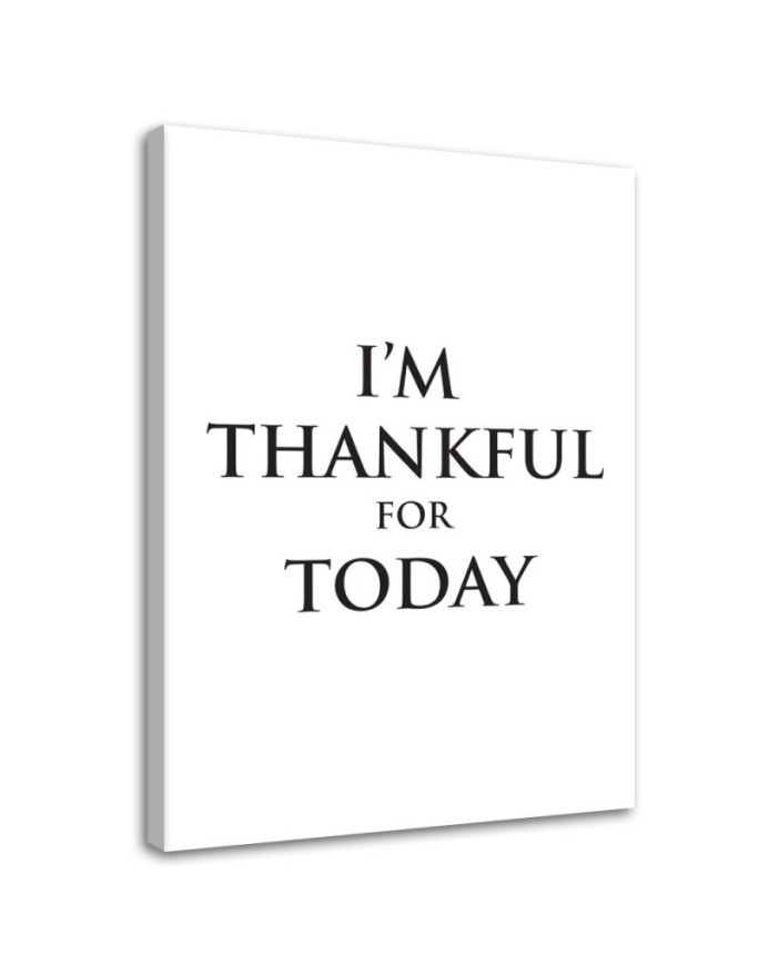 Motivational canvas painting Gratitude Decorative painting | FEEBY