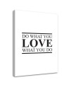 Do what you love - Bedroom picture with captions | FEEBY