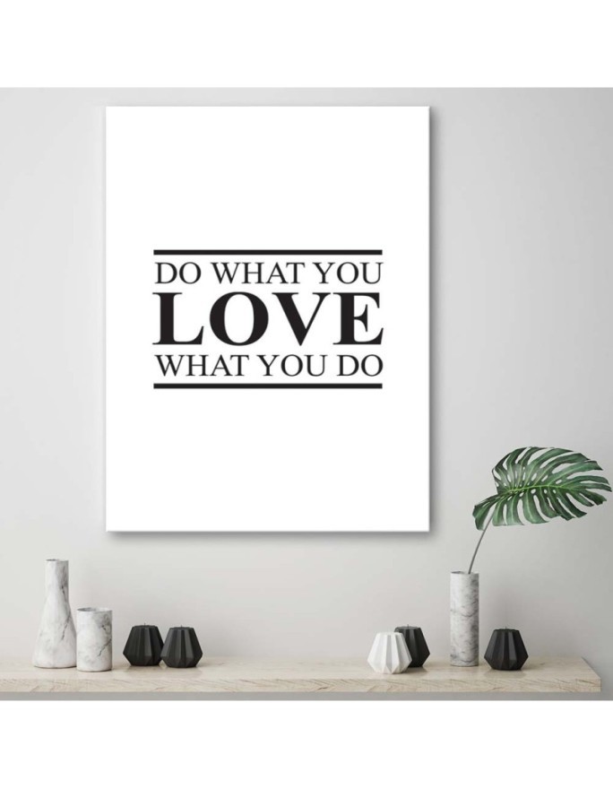 Do what you love - Bedroom picture with captions | FEEBY