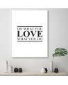 Do what you love - Bedroom picture with captions | FEEBY