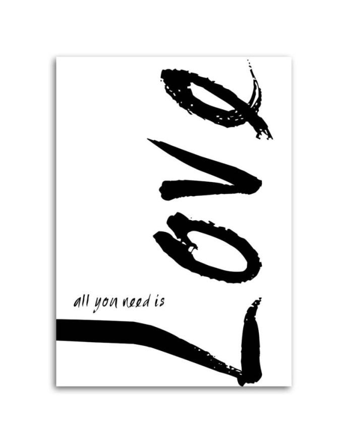 White love quotes - Modern Canvas painting for the bedroom | FEEBY
