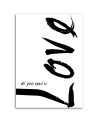 White love quotes - Modern Canvas painting for the bedroom | FEEBY