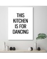 Dancing quotes kitchen - Modern Canvas painting for the kitchen | FEEBY