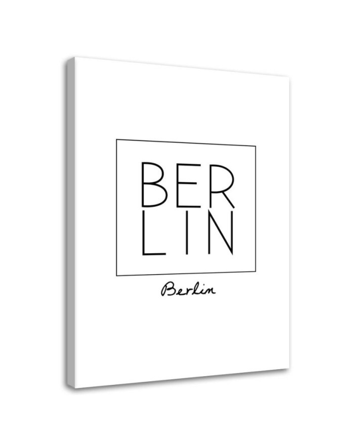 Berlin print lettering - Modern painting for living room | FEEBY