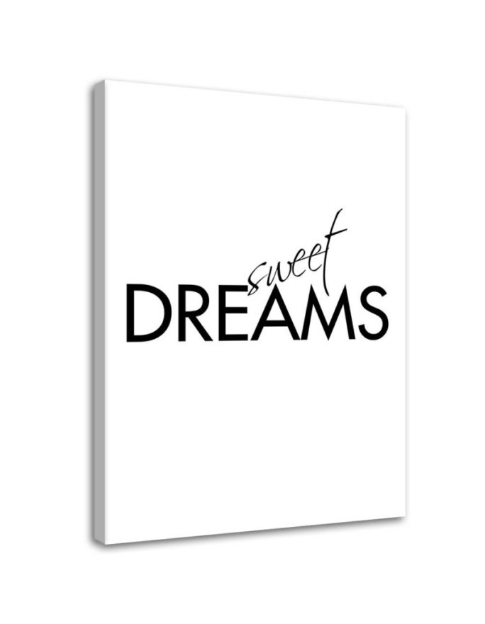Sweet dreams Modern Canvas painting for the bedroom | FEEBY