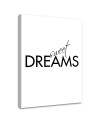 Sweet dreams Modern Canvas painting for the bedroom | FEEBY